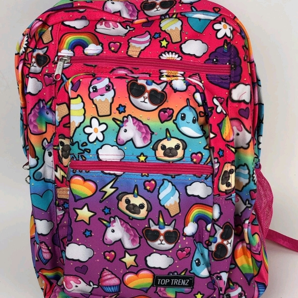 Colorful Top Trenz Backpack with Fun Prints